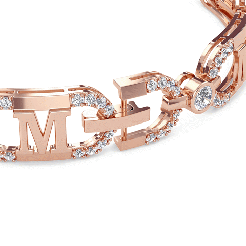 Monogram Diamond Bracelet
