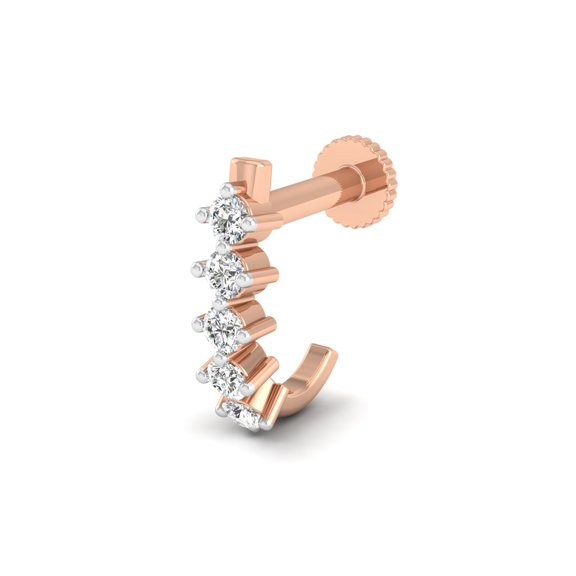 Nova Arc Nose Pin