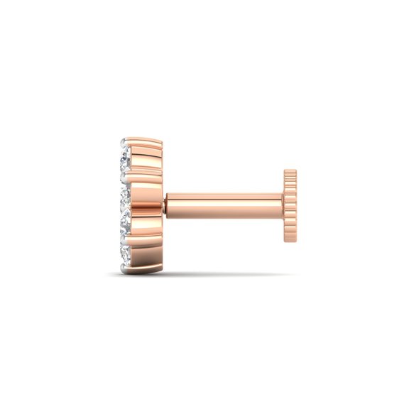 Floret Sparkle Nose Pin