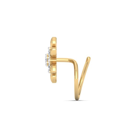 Flora Diamond Nose Pin