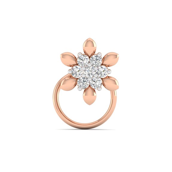 Flora Diamond Nose Pin