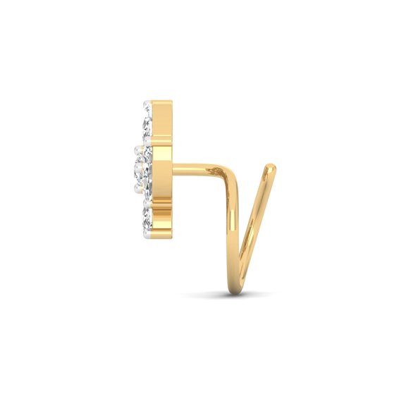 Floral Cluster Nose Pin