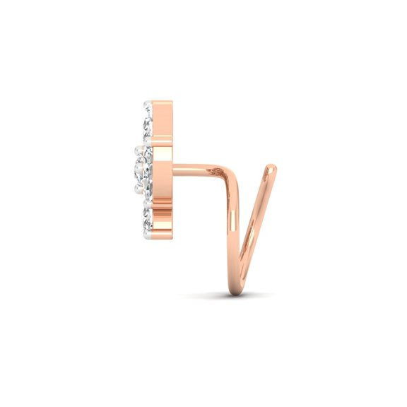 Floral Cluster Nose Pin