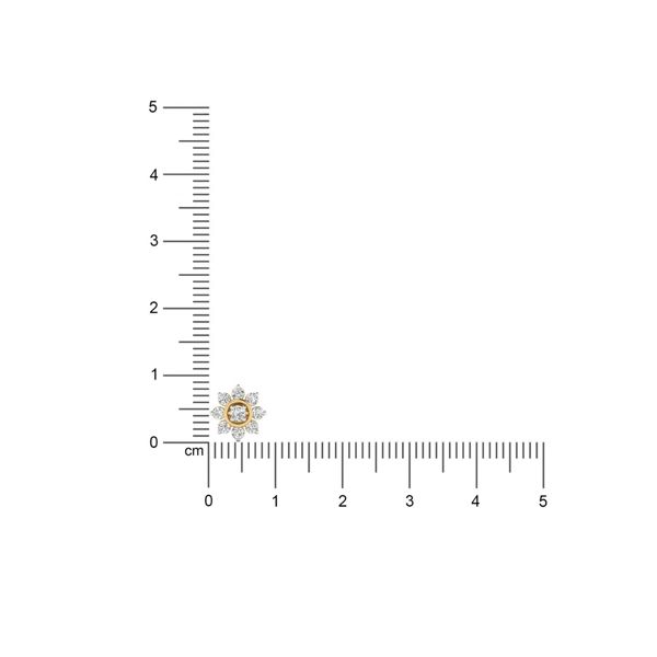 Sparkle Flower Nose Stud