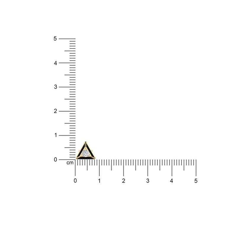 Triangular Twinkle Stud