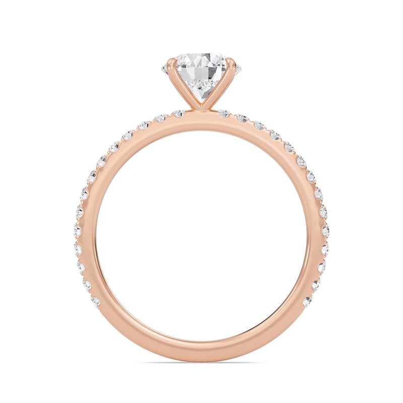 Round Classic Pave Engagement Ring