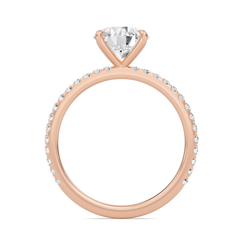 Round Classic Pave Engagement Ring