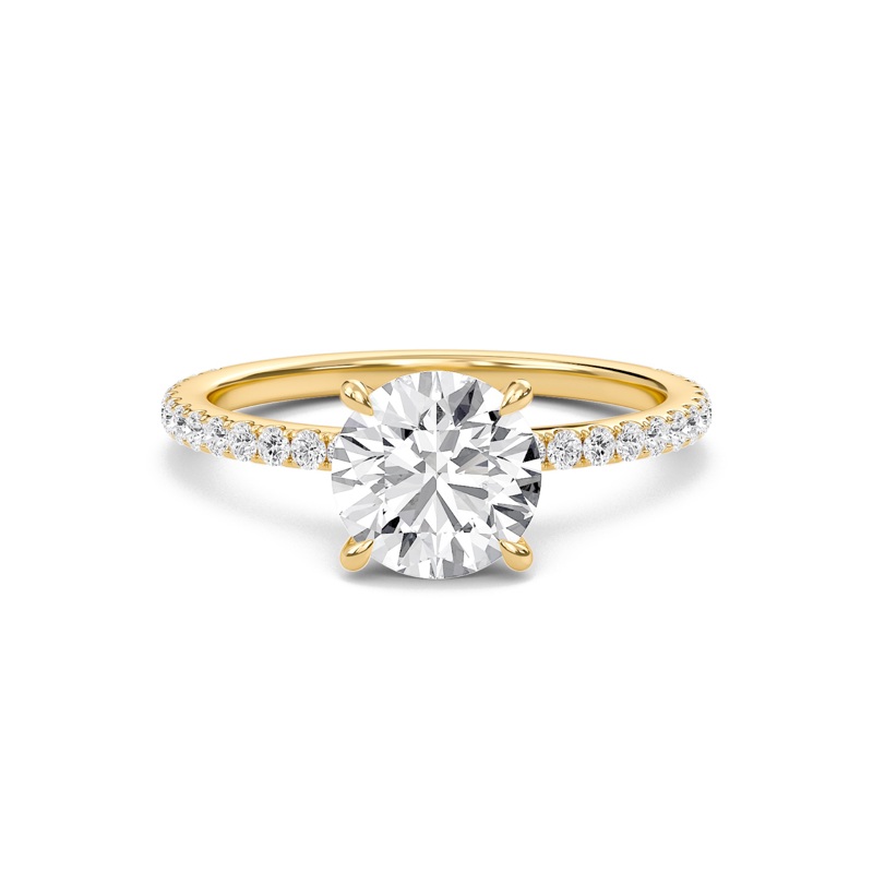 Round Classic Pave Engagement Ring
