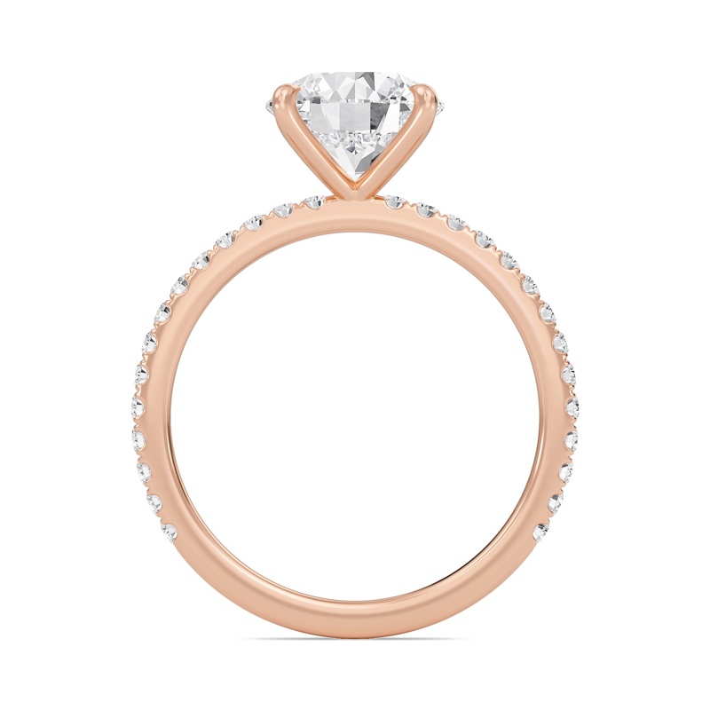 Round Classic Pave Engagement Ring