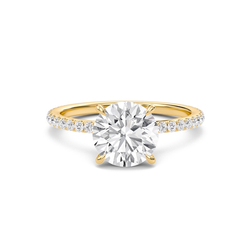 Round Classic Pave Engagement Ring