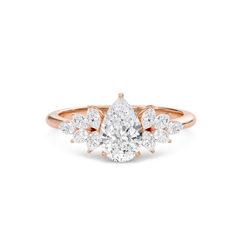 Luxe Marquese Side Stone Ring
