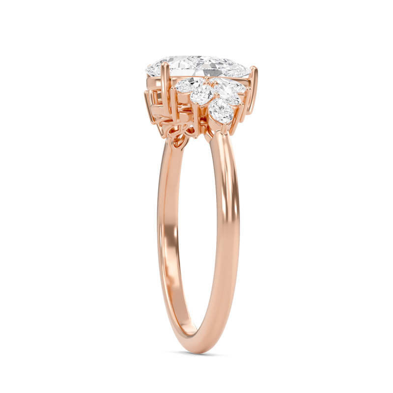Luxe Marquese Side Stone Ring