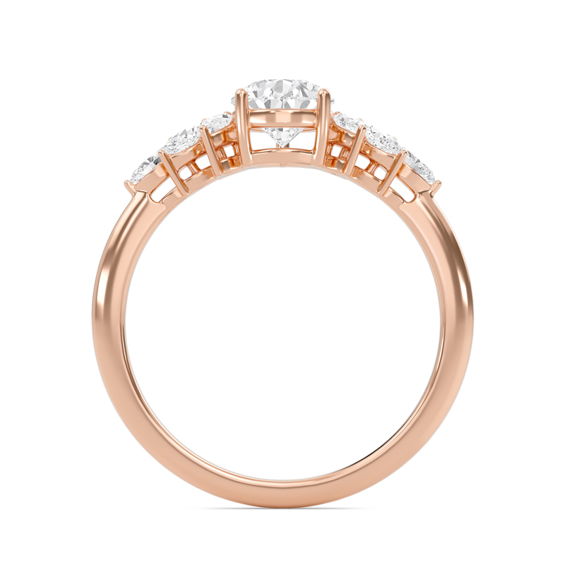 Luxe Marquese Side Stone Ring