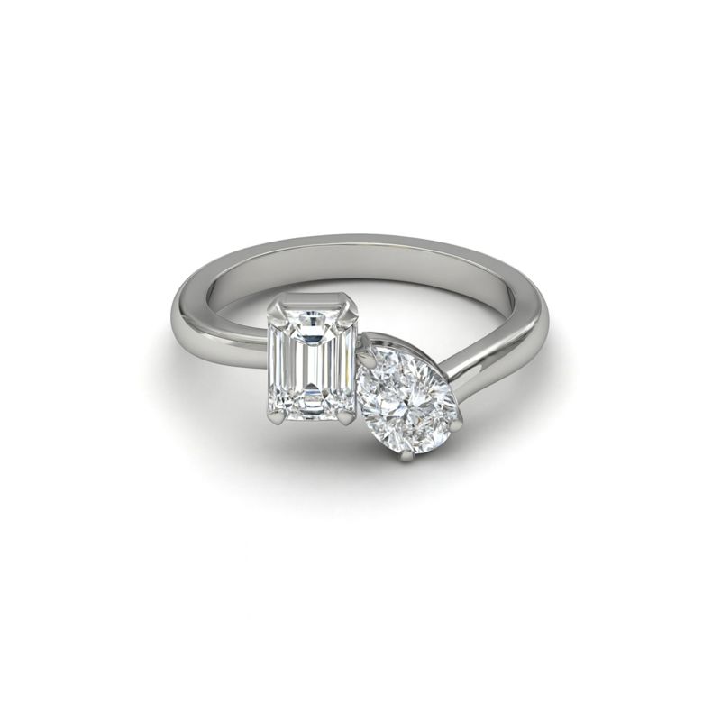 Harmonious Duet Ring
