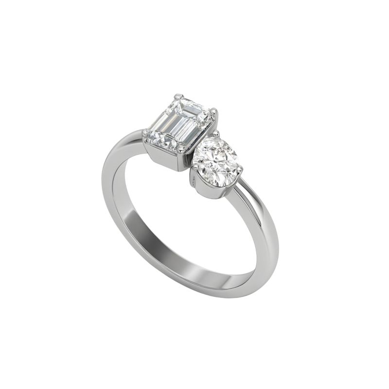 Harmonious Duet Ring