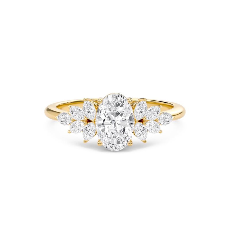 Luxe Marquese Side Stone Ring