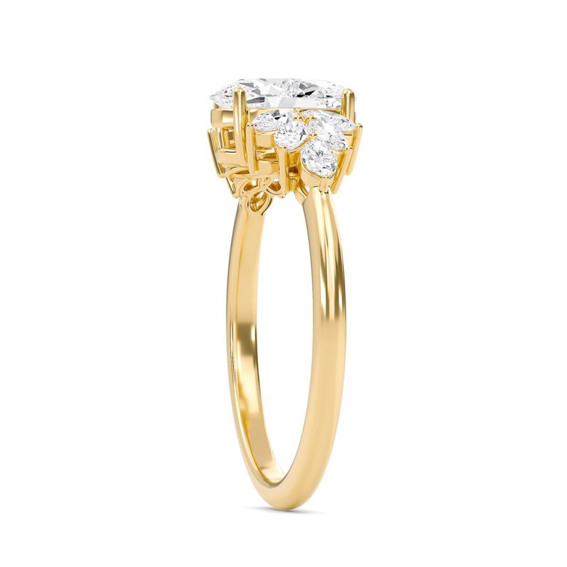 Luxe Marquese Side Stone Ring