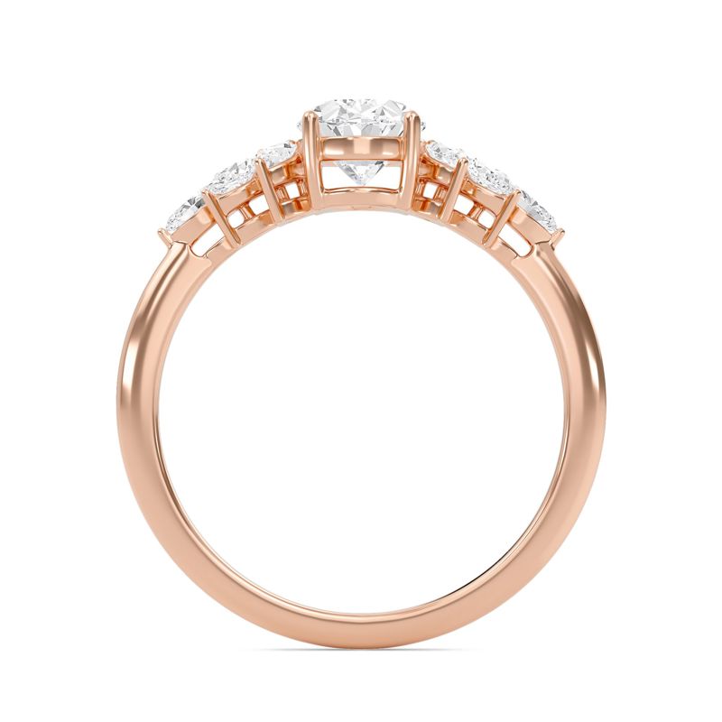 Luxe Marquese Side Stone Ring