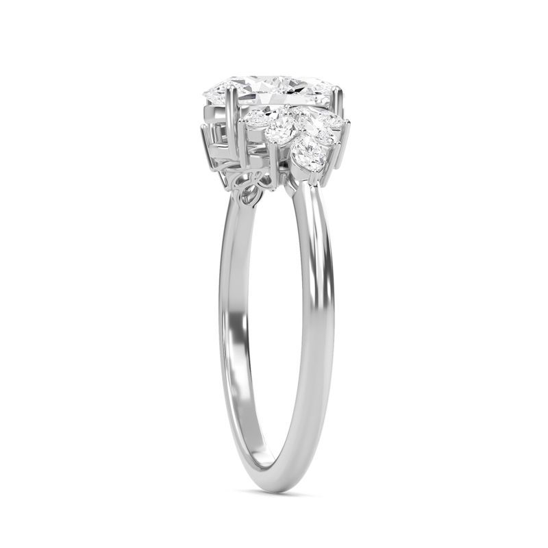 Luxe Marquese Side Stone Ring