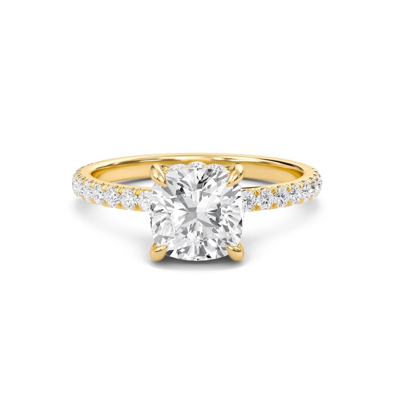 Cushion Perfect Fit Engagement Ring