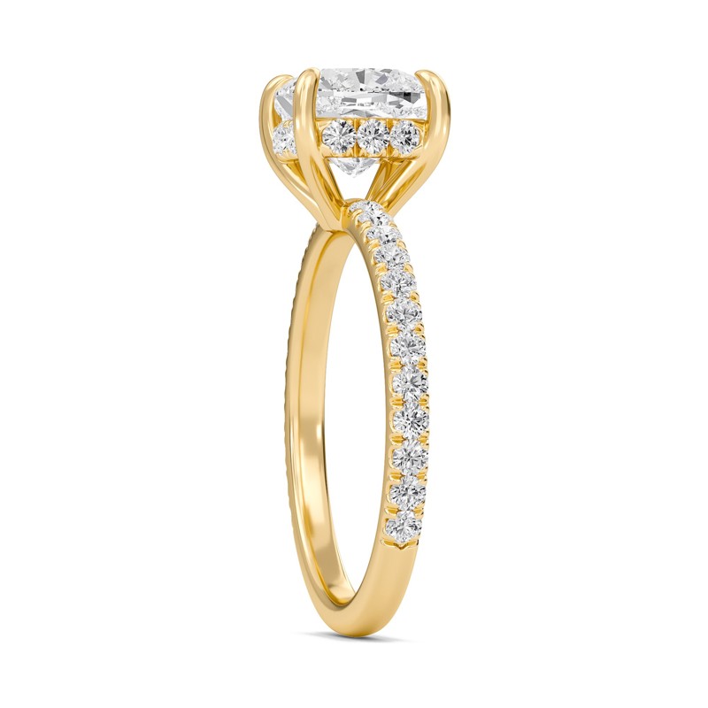 Cushion Perfect Fit Engagement Ring