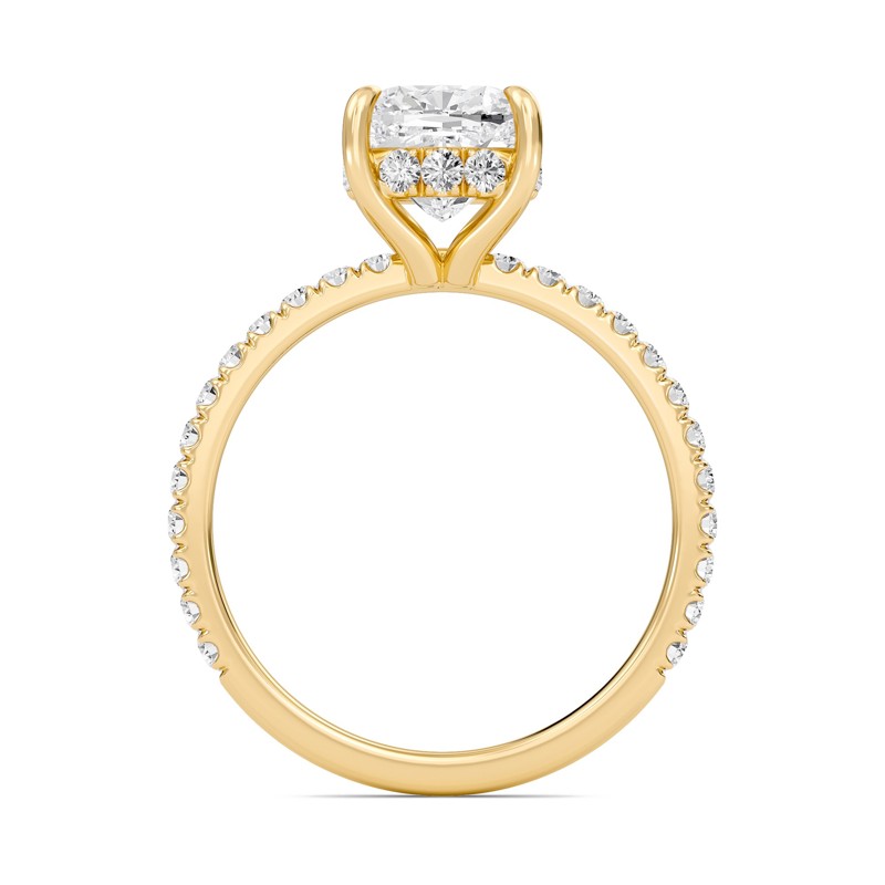 Cushion Perfect Fit Engagement Ring