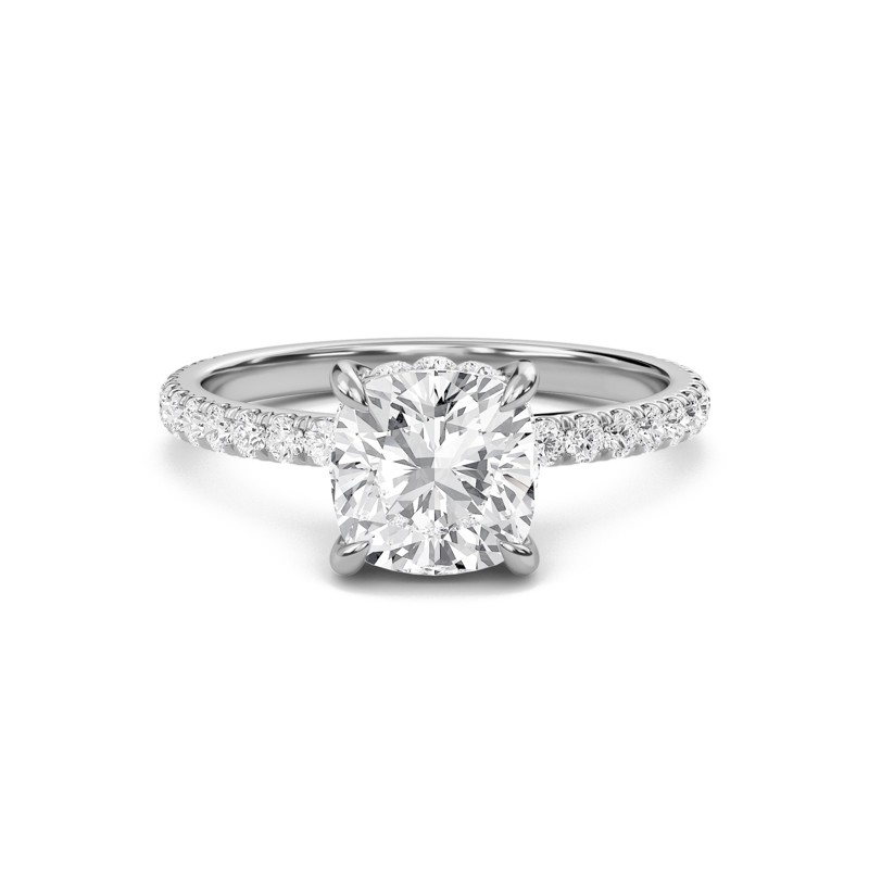 Cushion Perfect Fit Engagement Ring