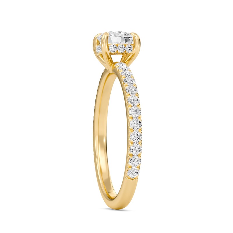 Cushion Perfect Fit Engagement Ring