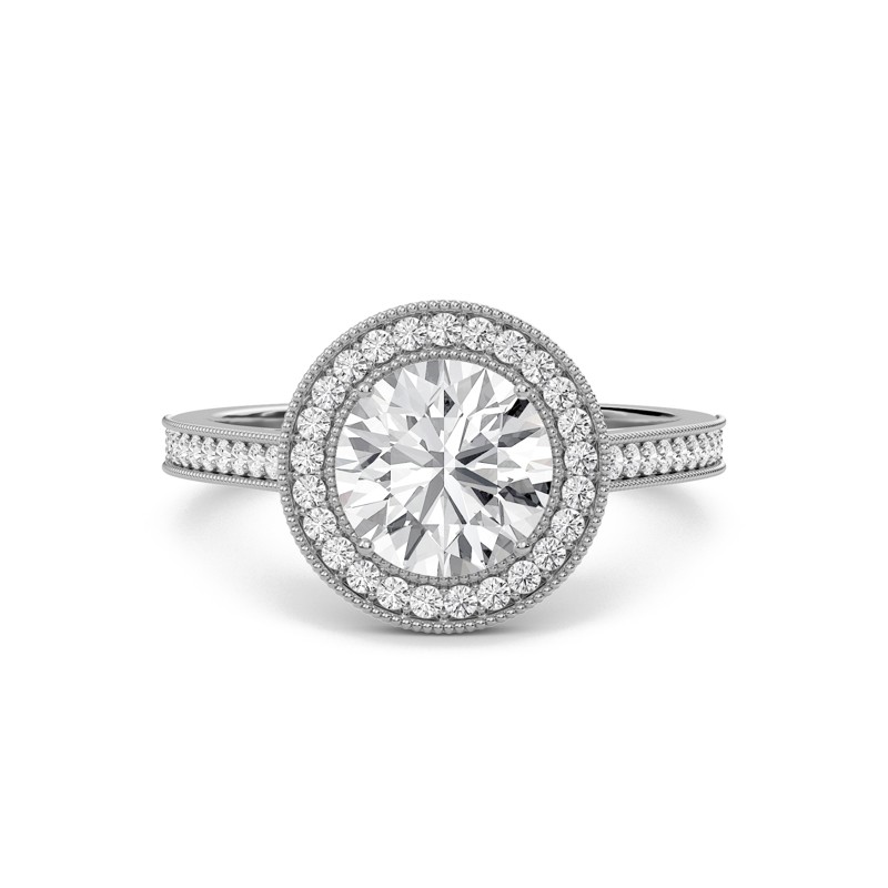 Halo Engagement Ring