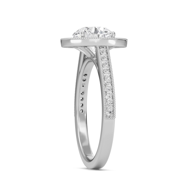 Halo Engagement Ring