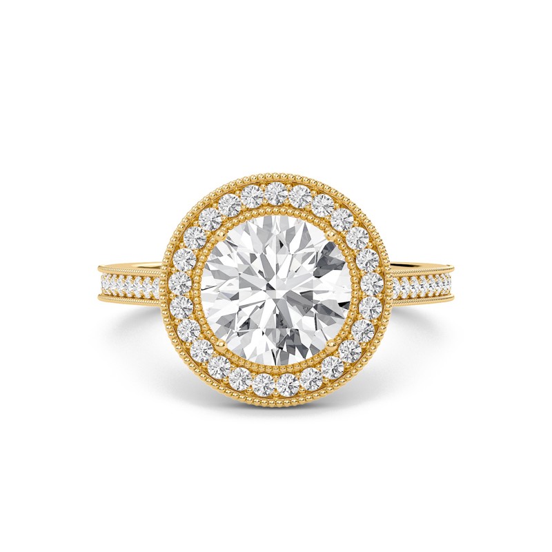 Halo Engagement Ring