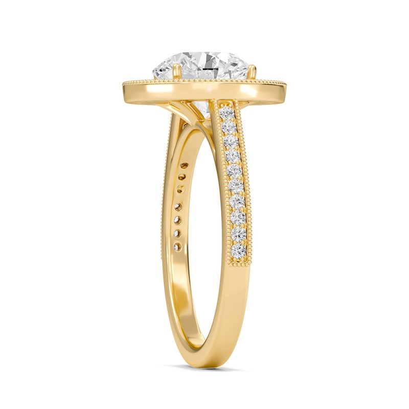 Halo Engagement Ring