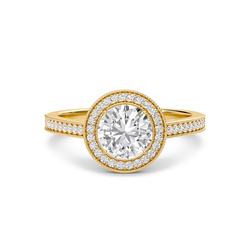 Halo Engagement Ring