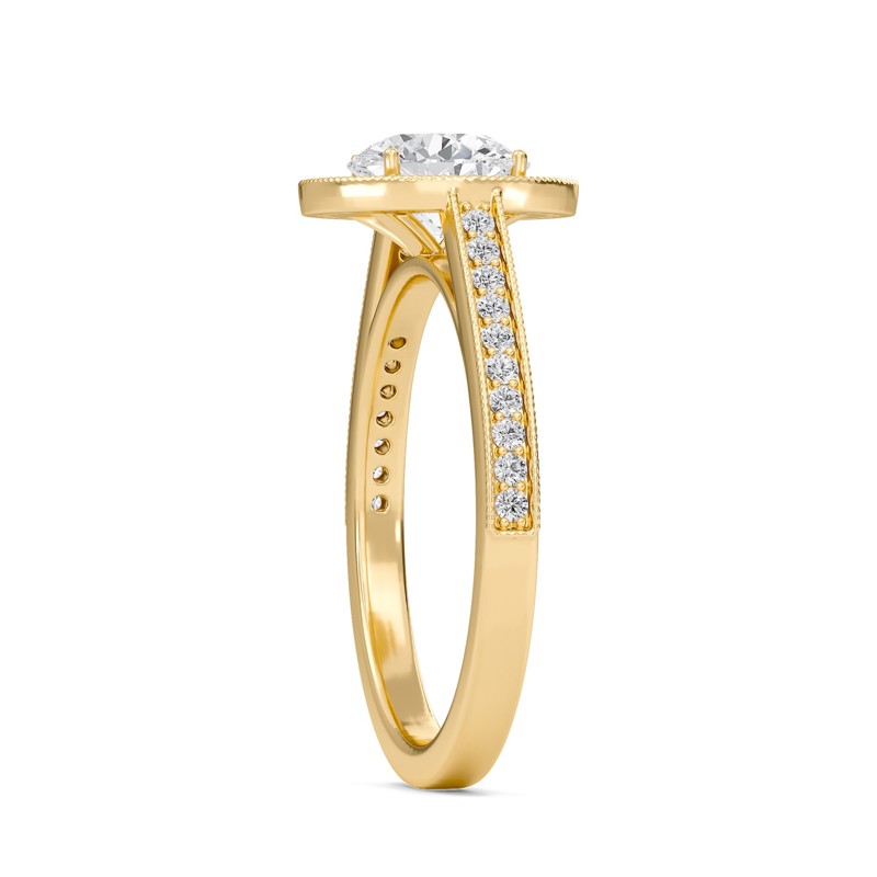 Halo Engagement Ring