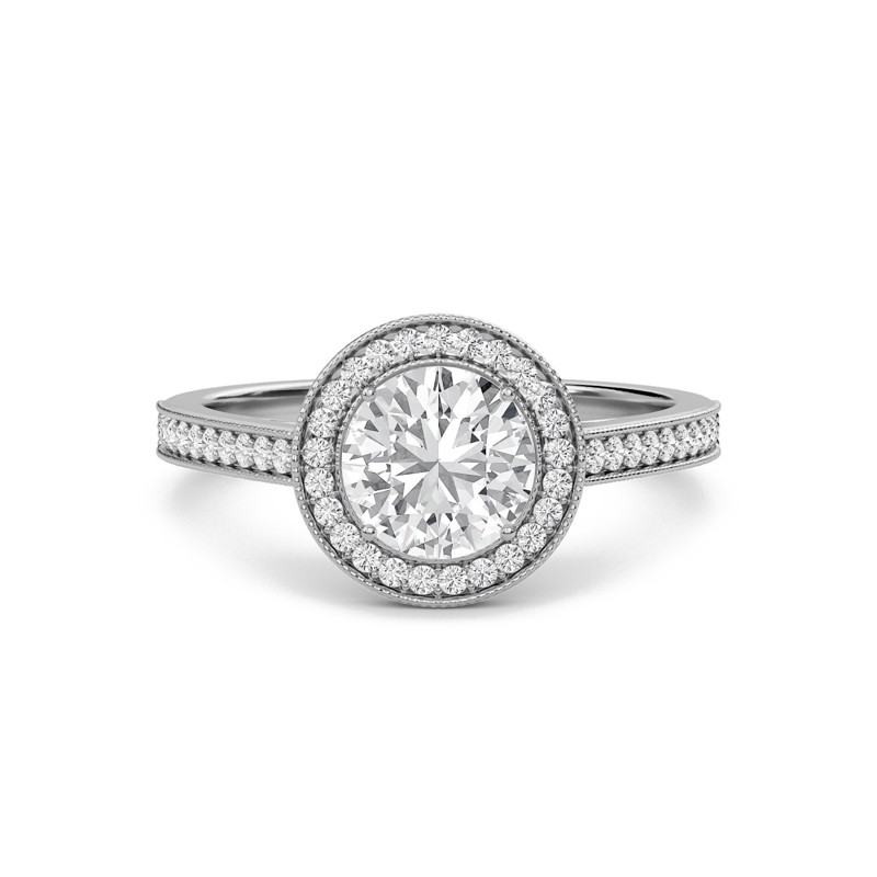 Halo Engagement Ring