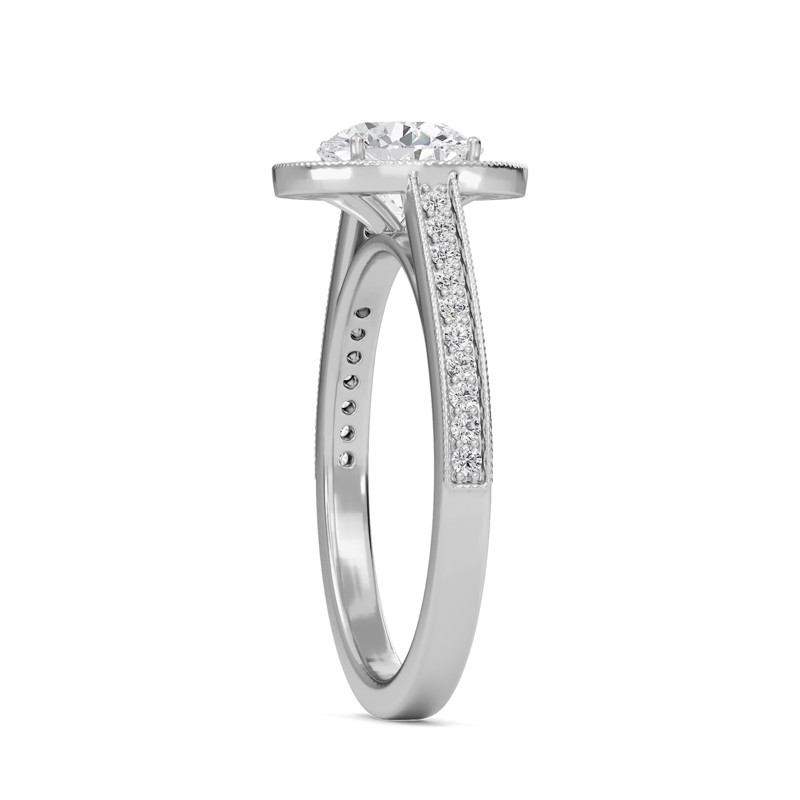 Halo Engagement Ring
