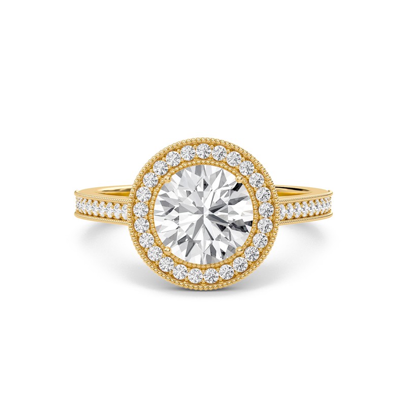Halo Engagement Ring