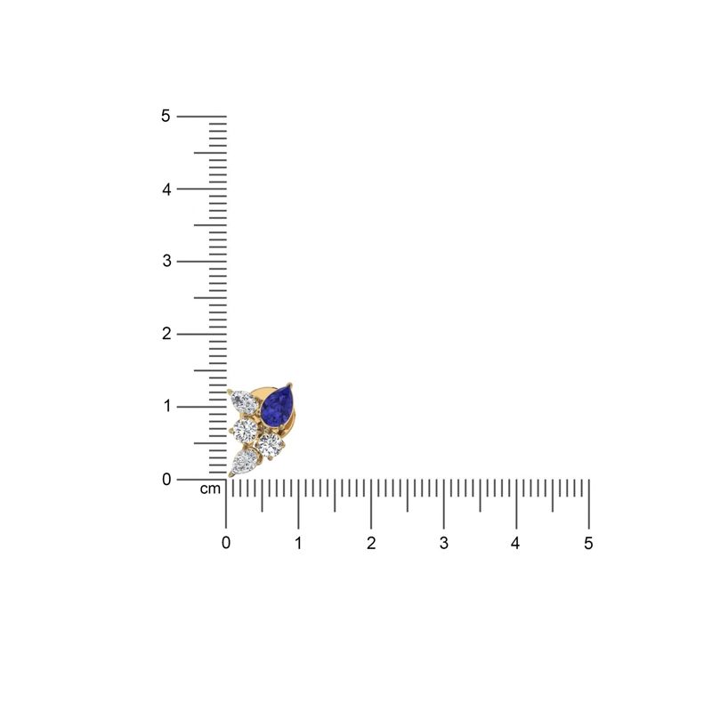 Tanzanite Diamond Earrings