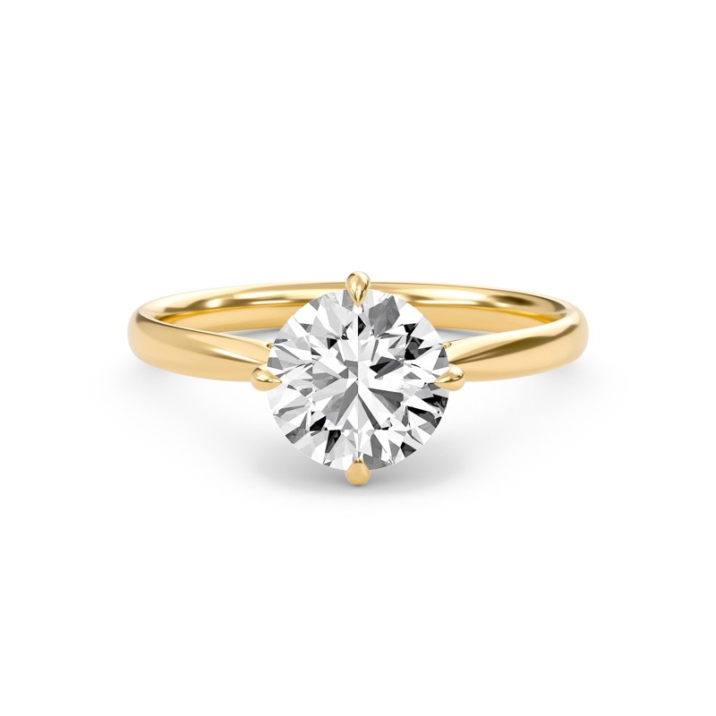 Classic Solitaire 4 Prong Ring