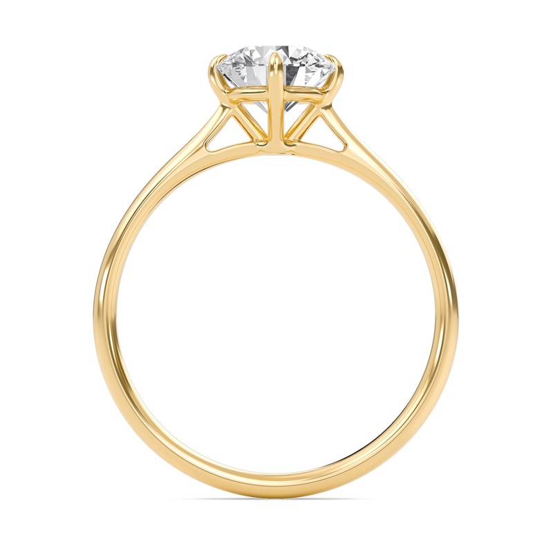Classic Solitaire 4 Prong Ring