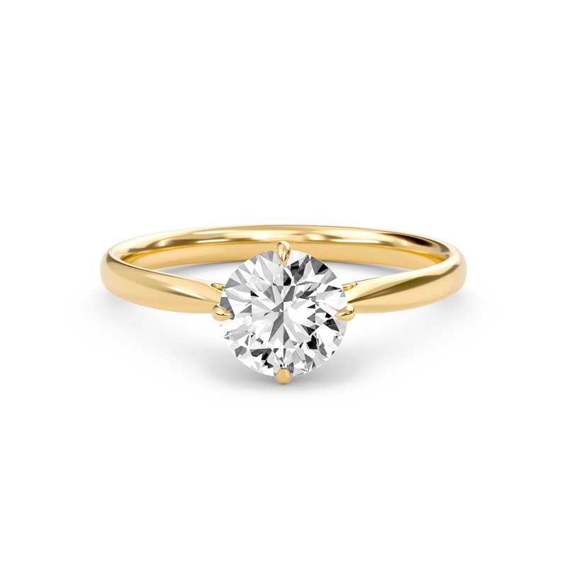 Classic Solitaire 4 Prong Ring