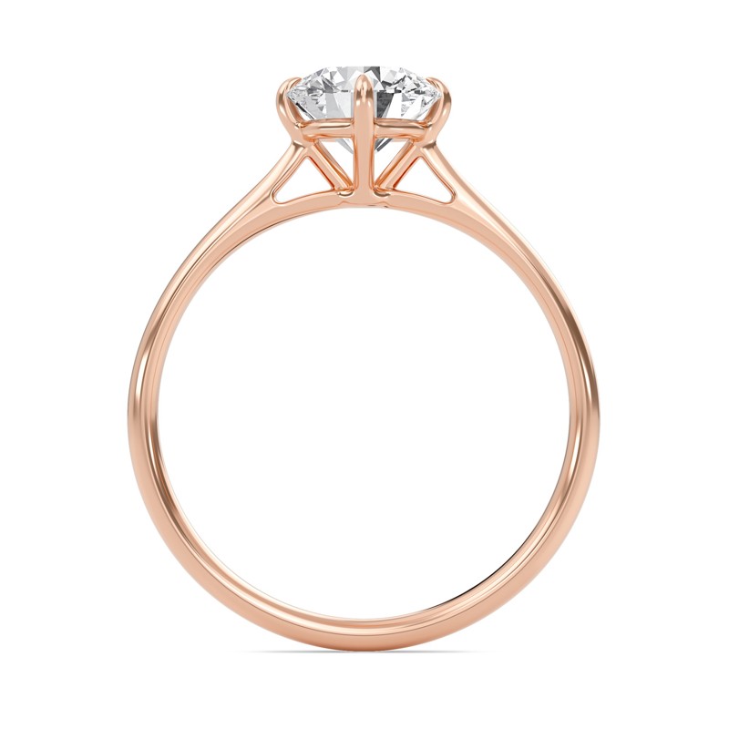 Classic Solitaire 4 Prong Ring