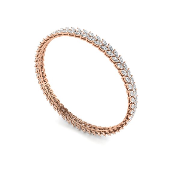 Glamourous Marquise Diamond Bangle