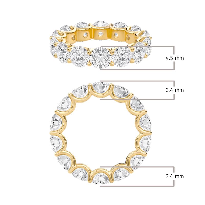 U-Shaped Eternity Band