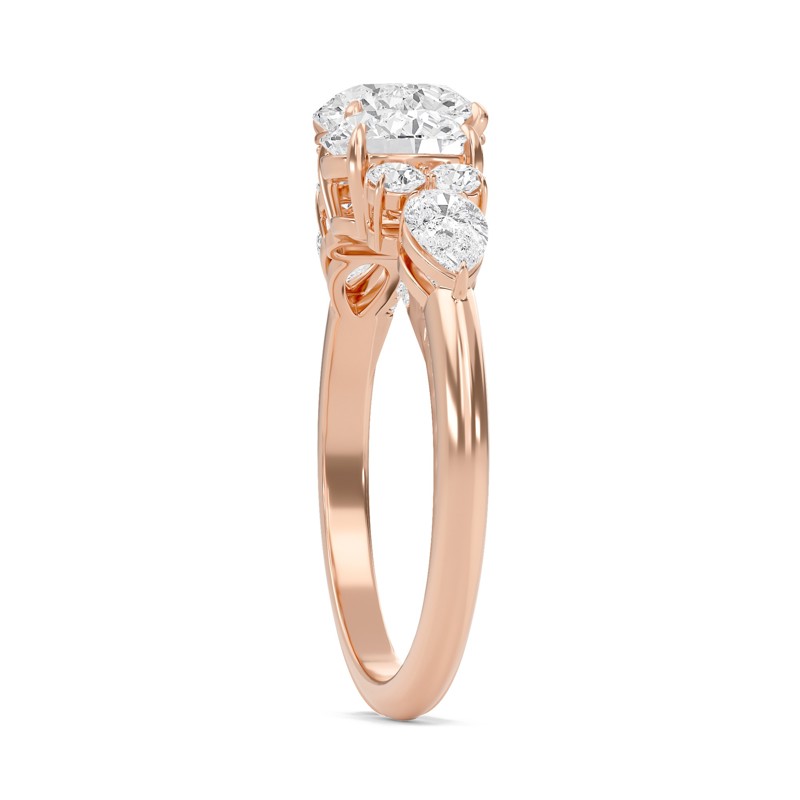 Luxe Five Stones Engagement Ring