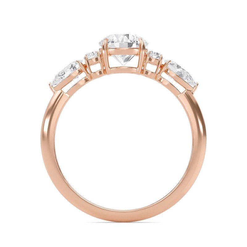 Luxe Five Stones Engagement Ring