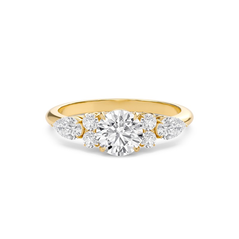 Luxe Five Stones Engagement Ring