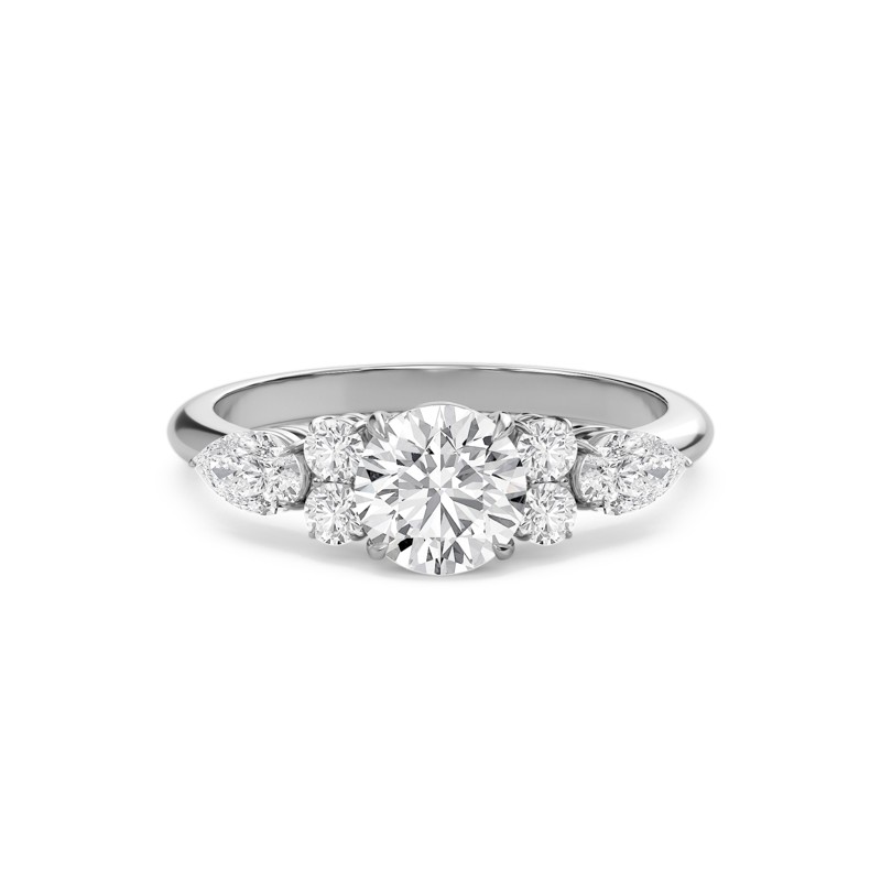 Luxe Five Stones Engagement Ring