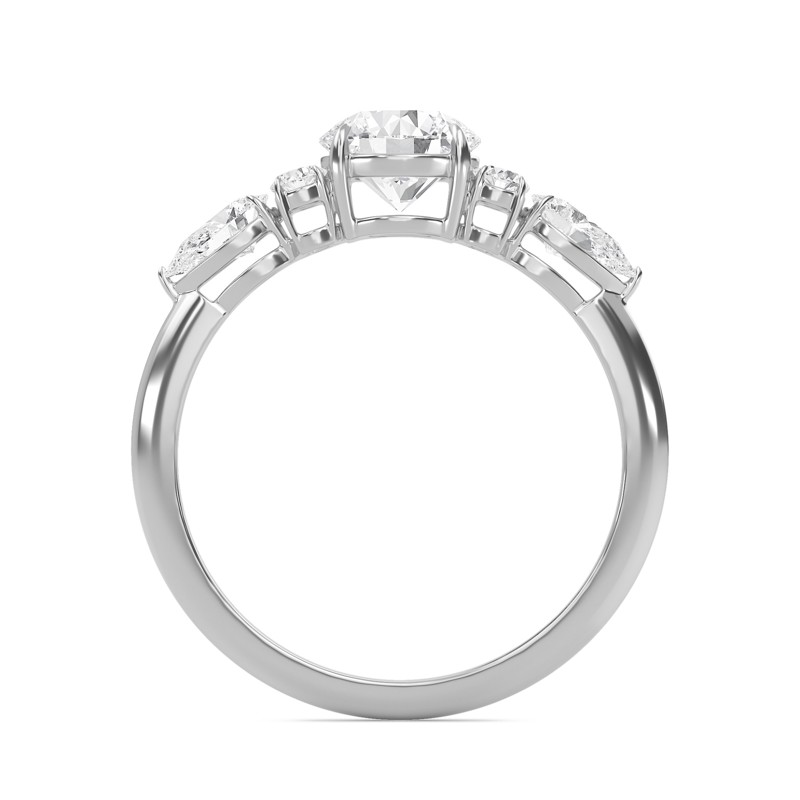 Luxe Five Stones Engagement Ring