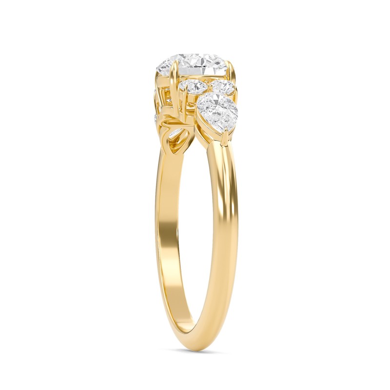 Luxe Five Stones Engagement Ring